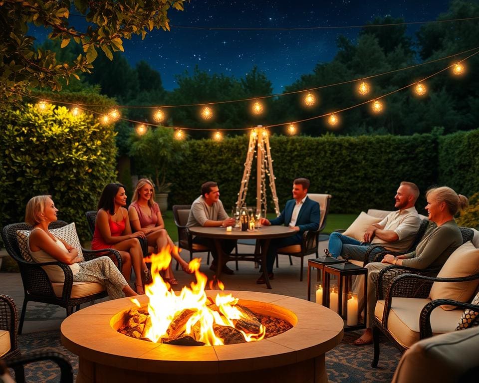 Hoe voeg je warmte toe aan een tuinfeest?