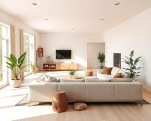 Hoe voorkom je een rommelig gevoel in een open ruimte?