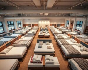 Hoe werkt bedden vergelijken in de showroom?