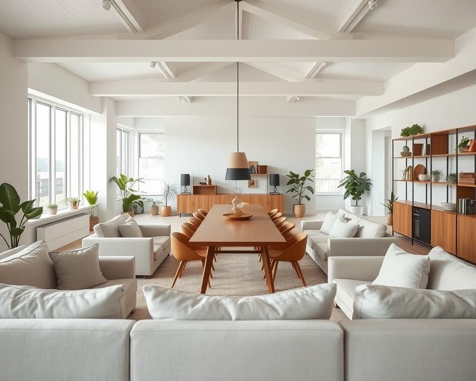 Hoe zorg je voor meer structuur in een open ruimte?