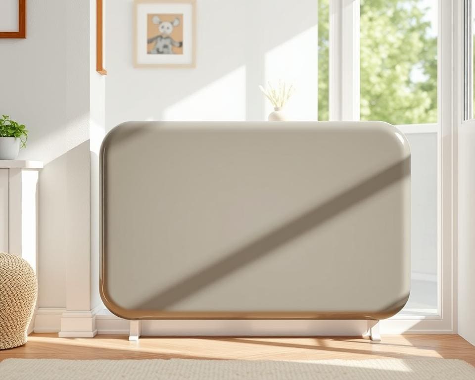 Is een radiator ombouw kindveilig?