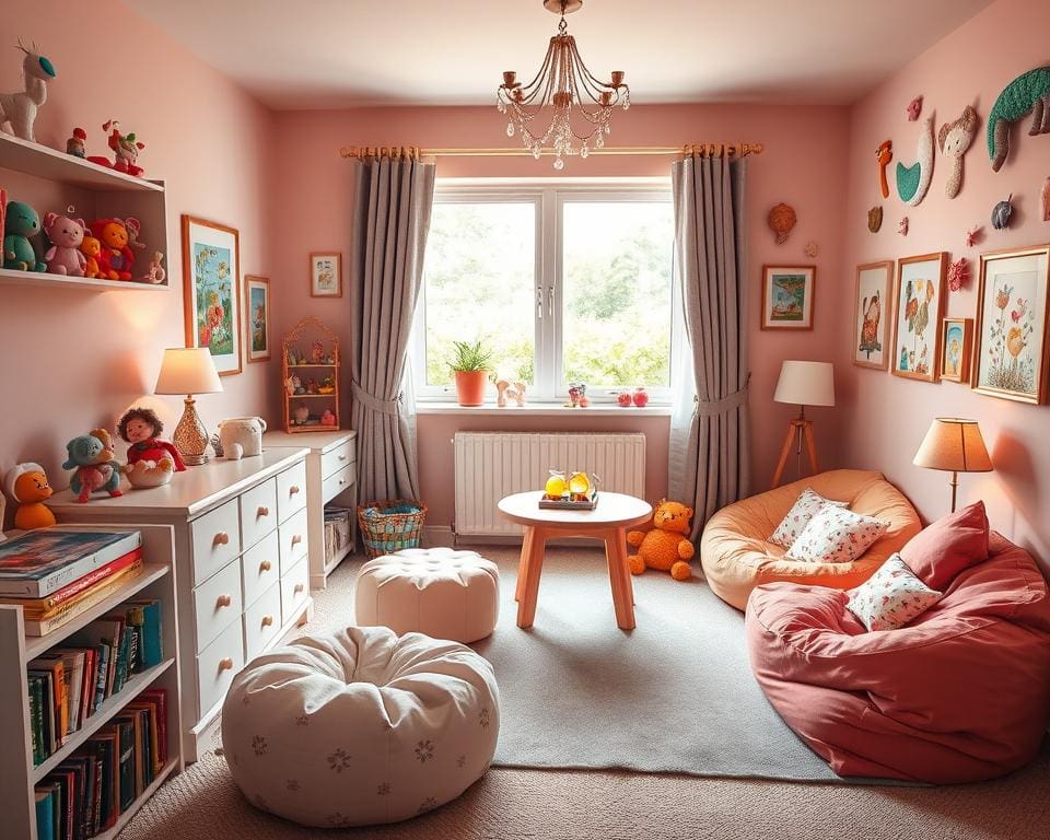 Leuke decoratie voor kleine kinderkamer