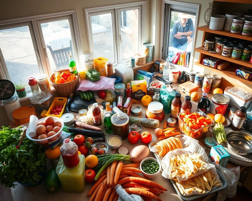 Wat eet je op een dag zonder structuur?