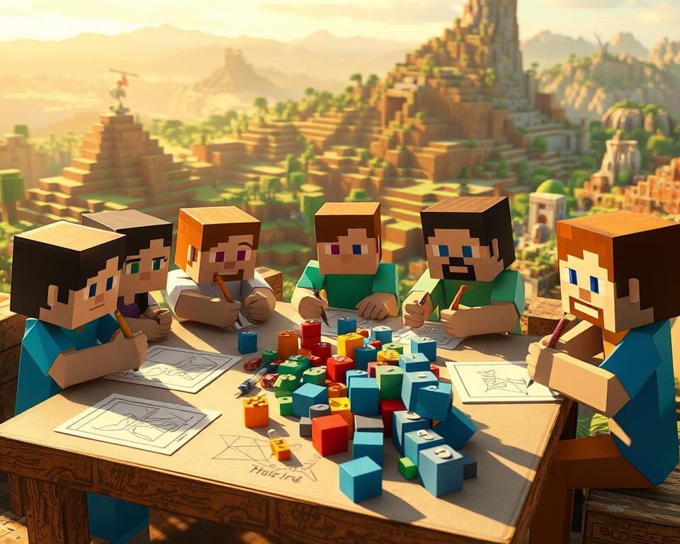 Wat kun je allemaal tekenen met Minecraft figuren?