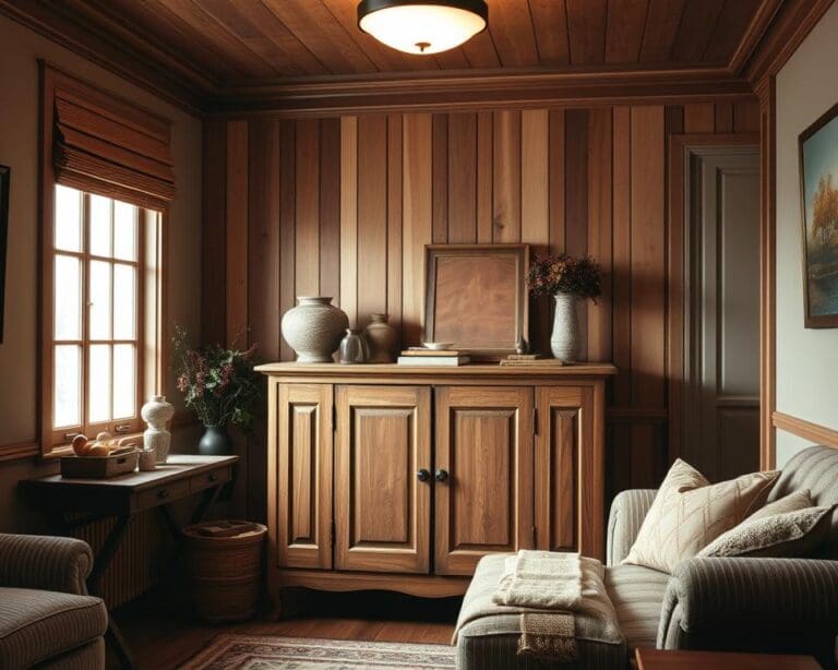 Wat zijn mooie houttinten voor een klassiek interieur?