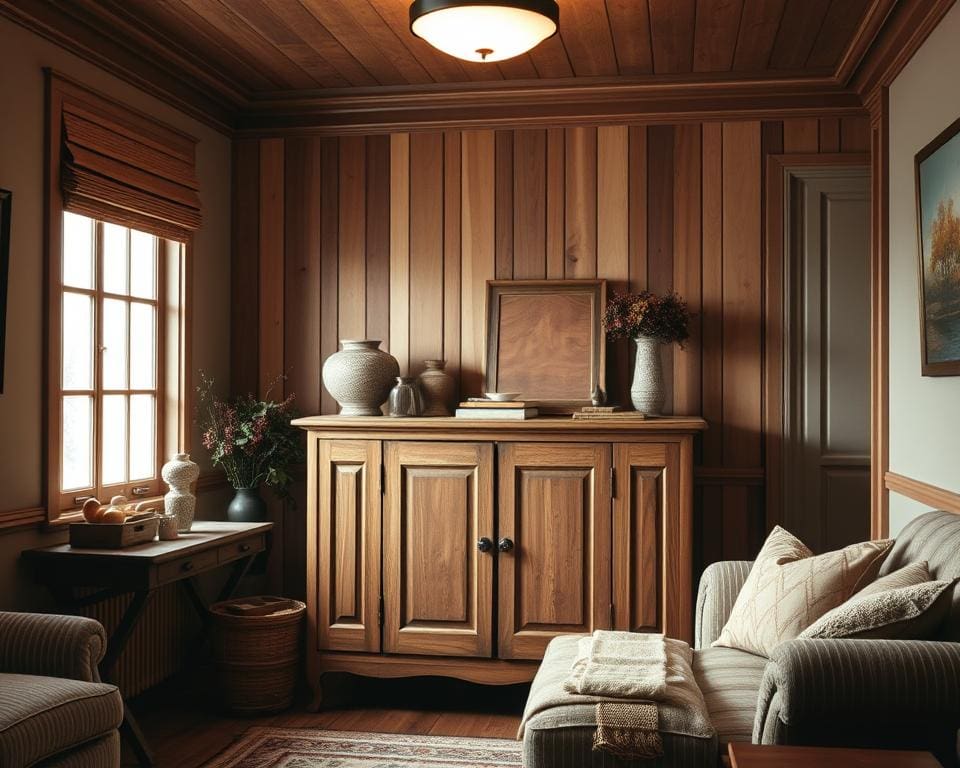 Wat zijn mooie houttinten voor een klassiek interieur?