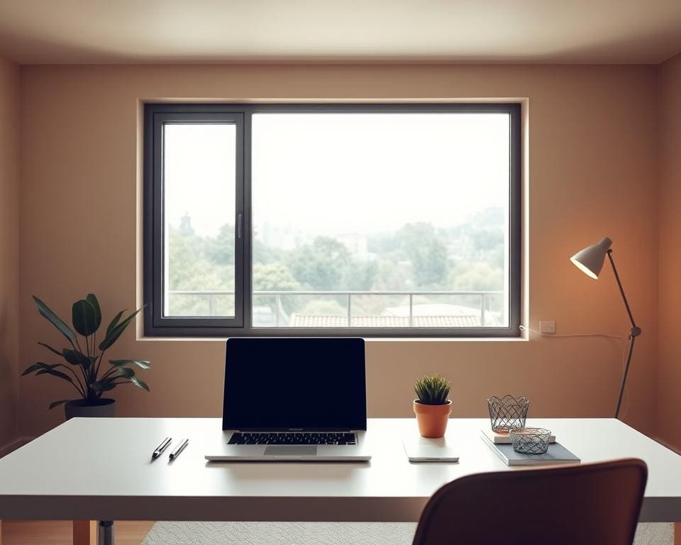 Wat zijn rustige kleuren voor een productieve werkplek?