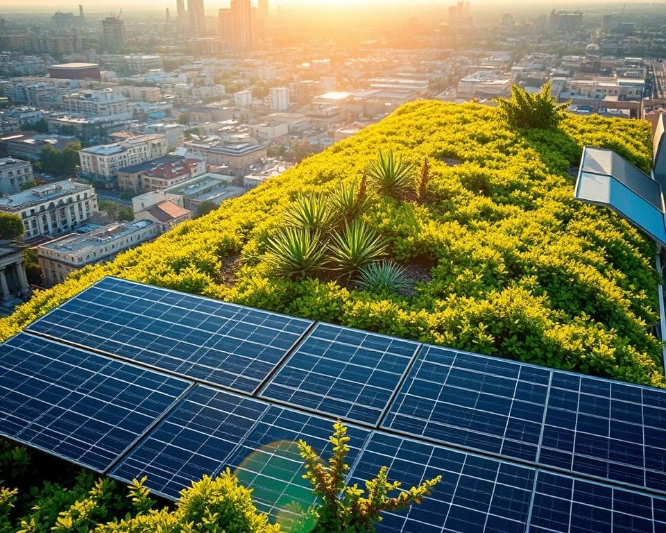 groen dak energieopwekking