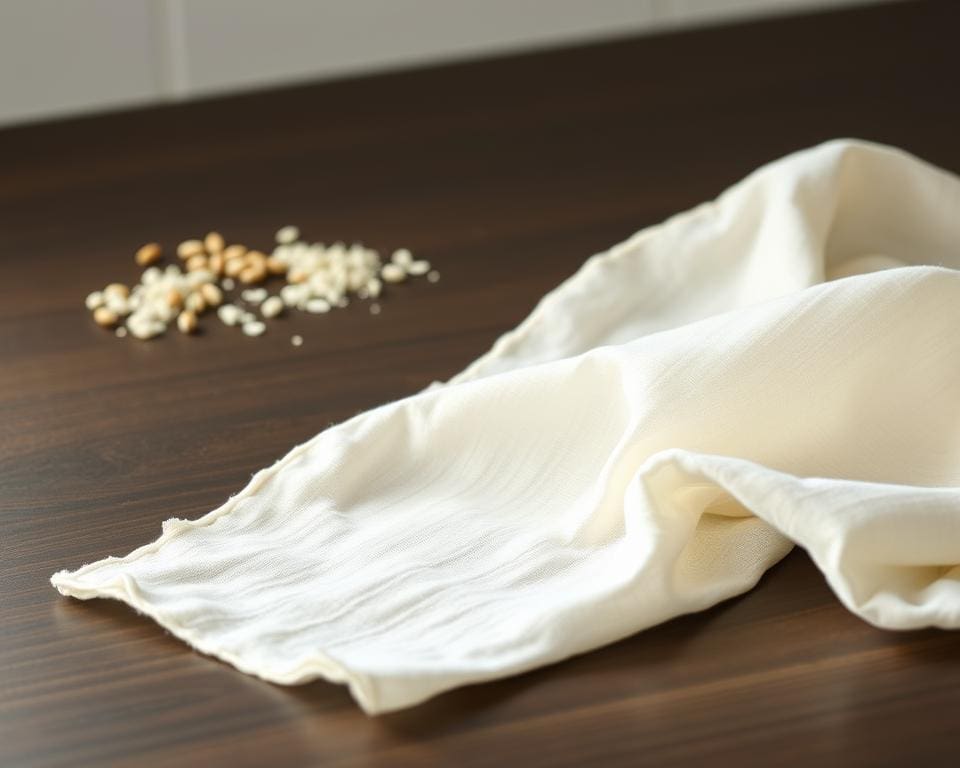 neteldoek als alternatief voor kaasdoek