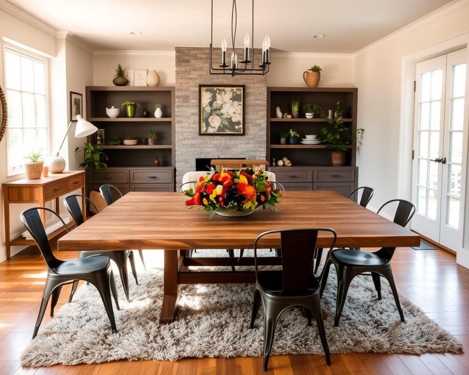 oe richt je een multifunctionele eetkamer in?