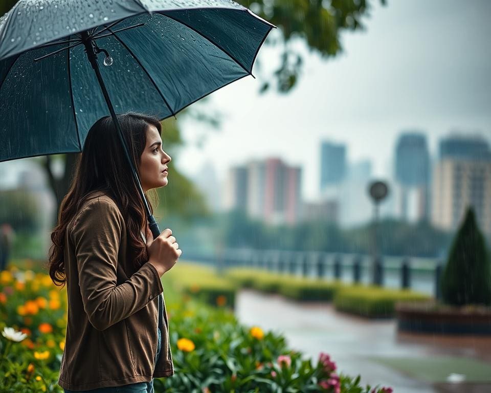 regen effect op stemming