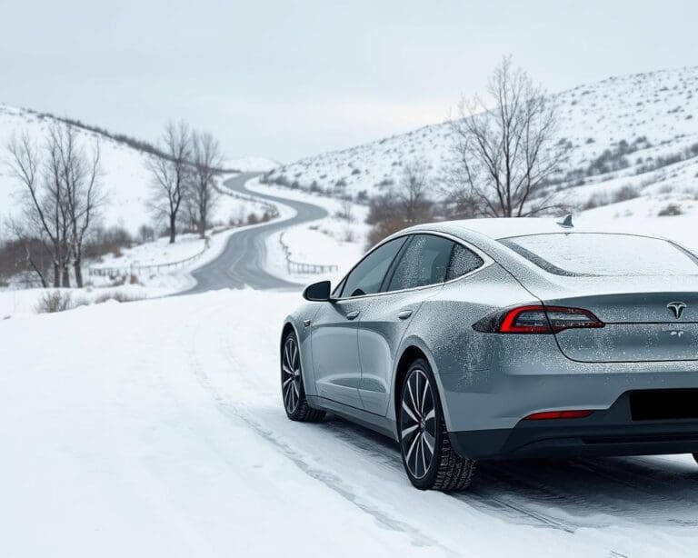 Kan een elektrische auto overweg met sneeuw?