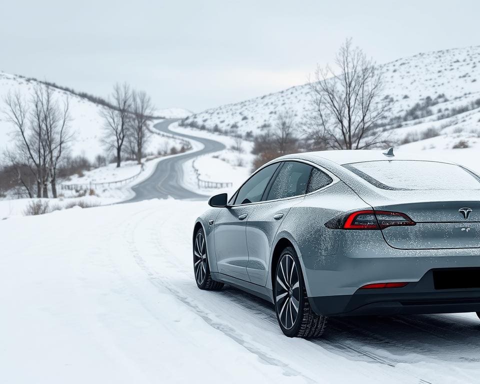 Kan een elektrische auto overweg met sneeuw?