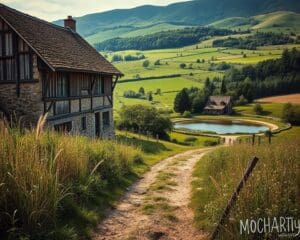 Overnachten in een oude boerderij op het platteland