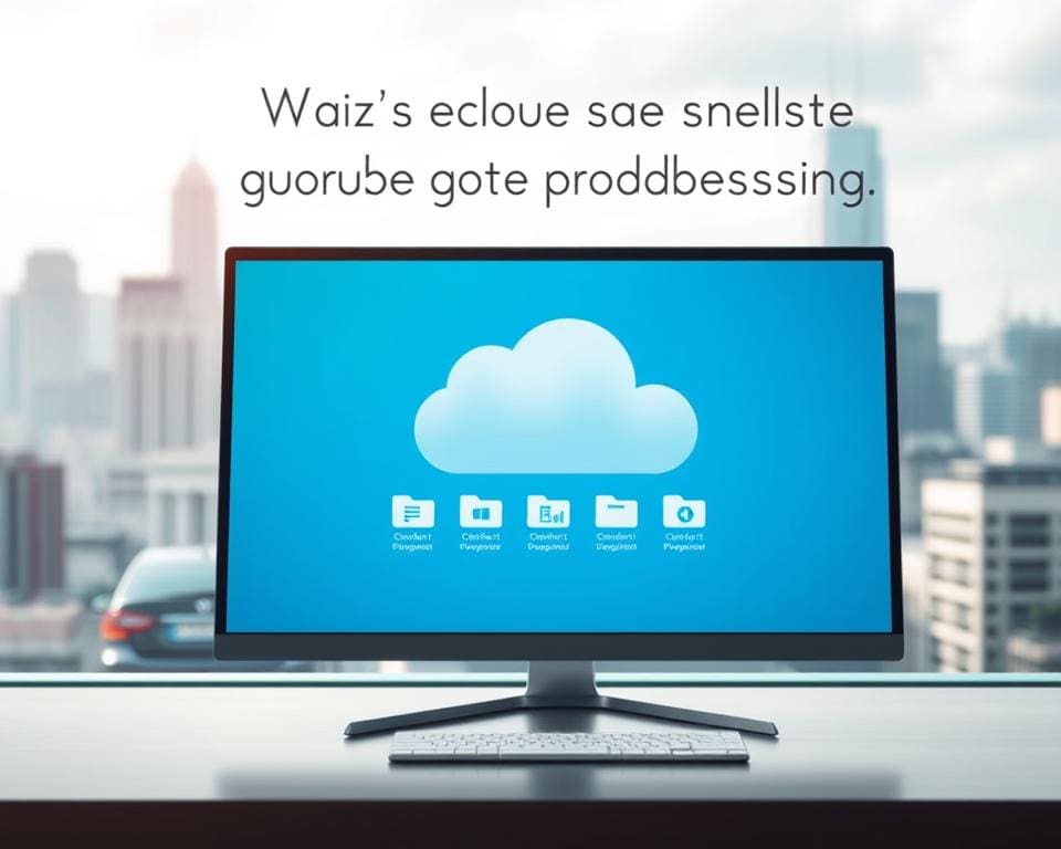 Wat is de snelste cloudoplossing voor grote bestanden?