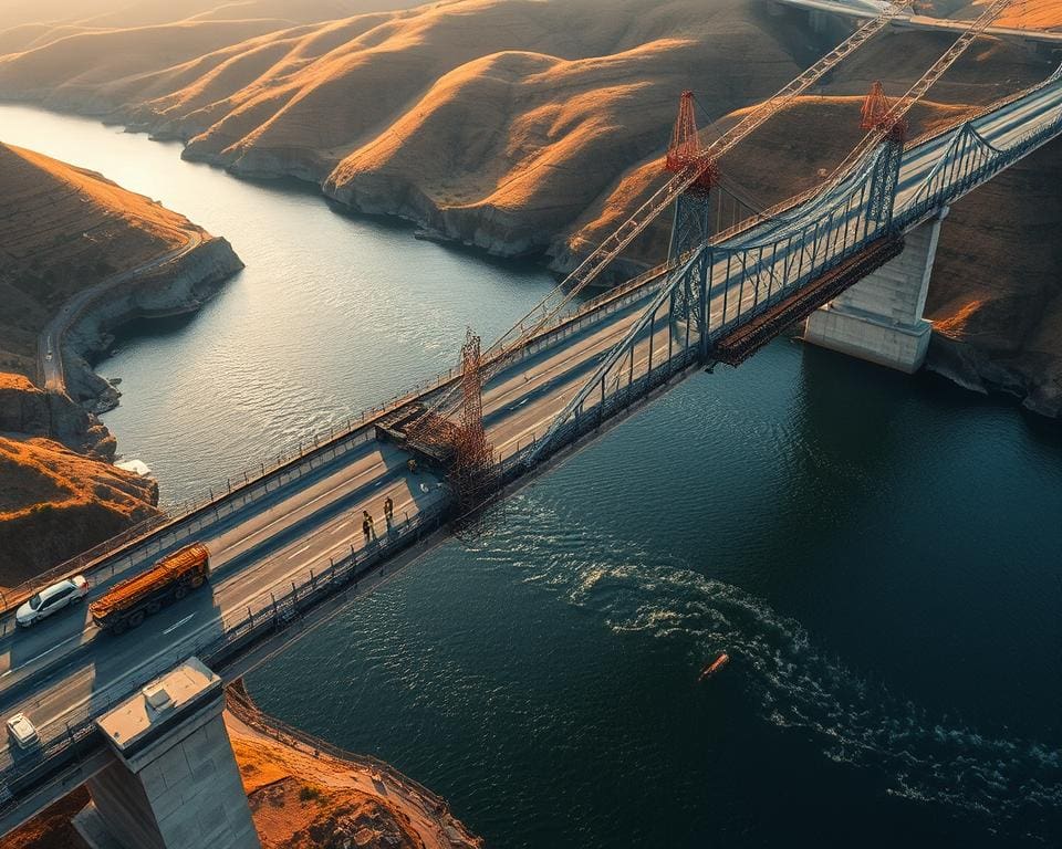 Wat zijn aandachtspunten bij brugrenovaties boven rivieren?