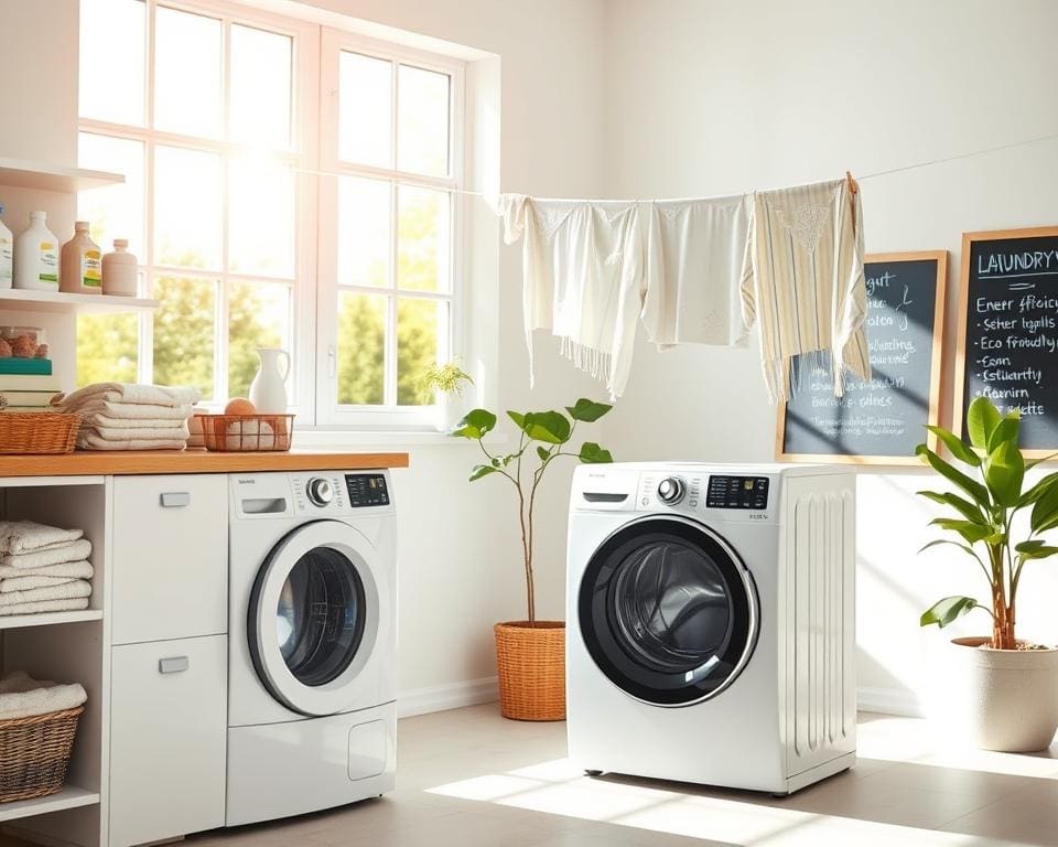 Wat zijn duurzame keuzes voor een wasruimte?