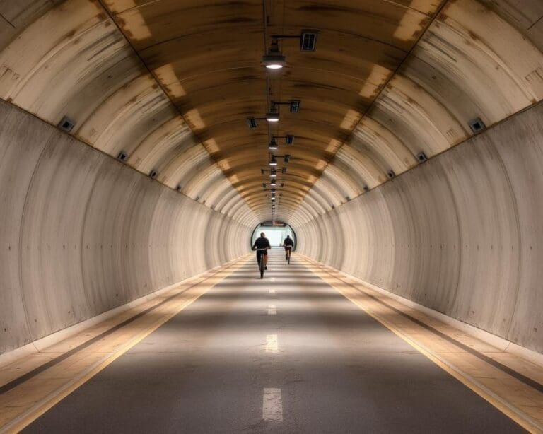 Wat zijn regels voor de aanleg van fietstunnels?