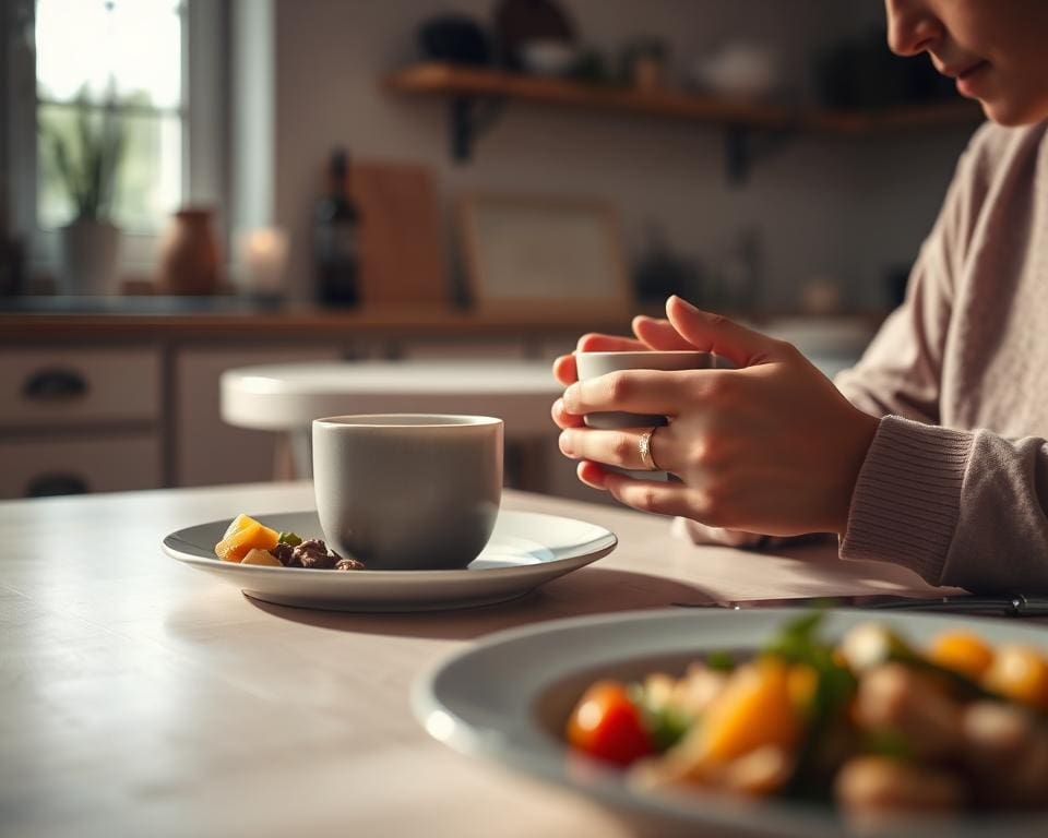 langzaam eten en gemoed