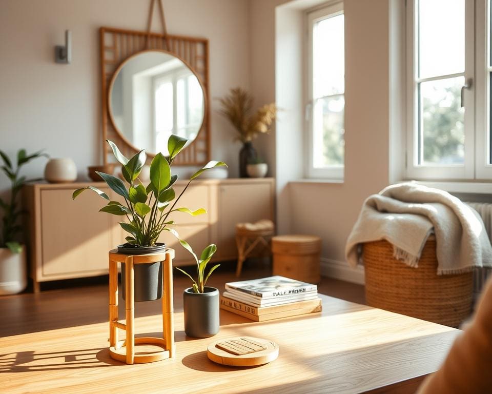 milieuvriendelijke woningaccessoires van bamboe