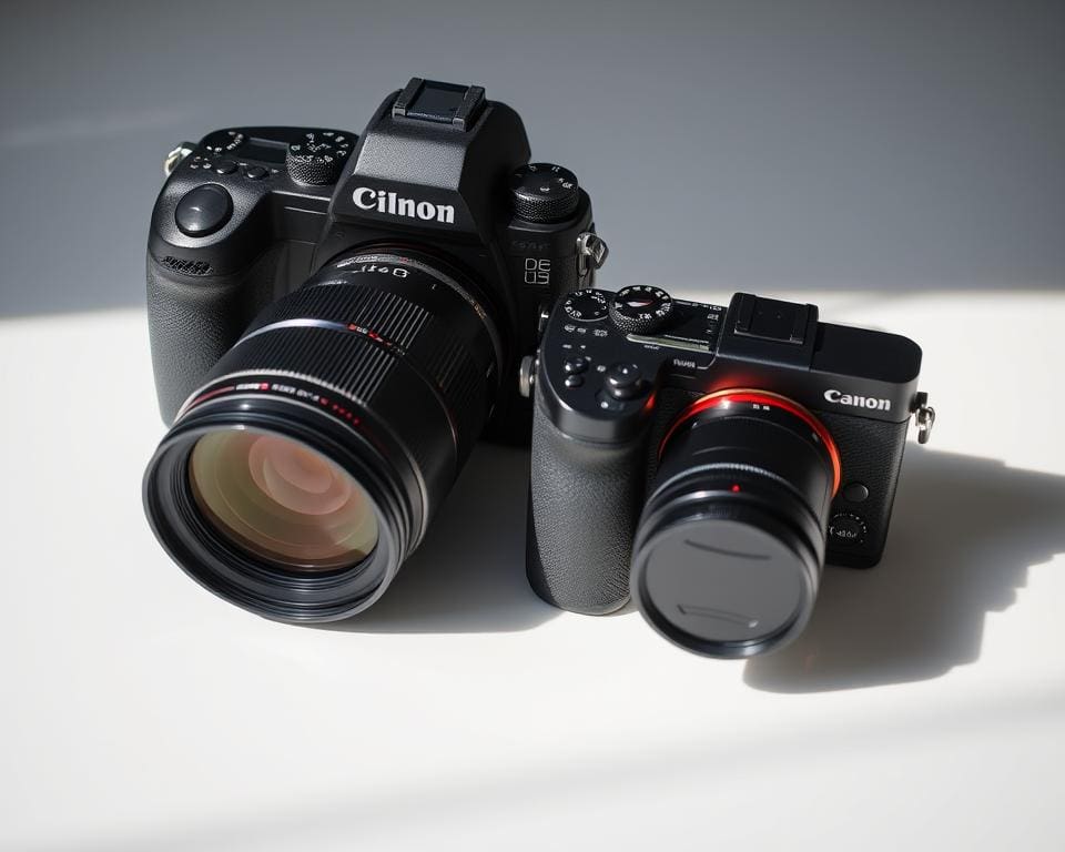 Gewicht van DSLR en systeemcamera