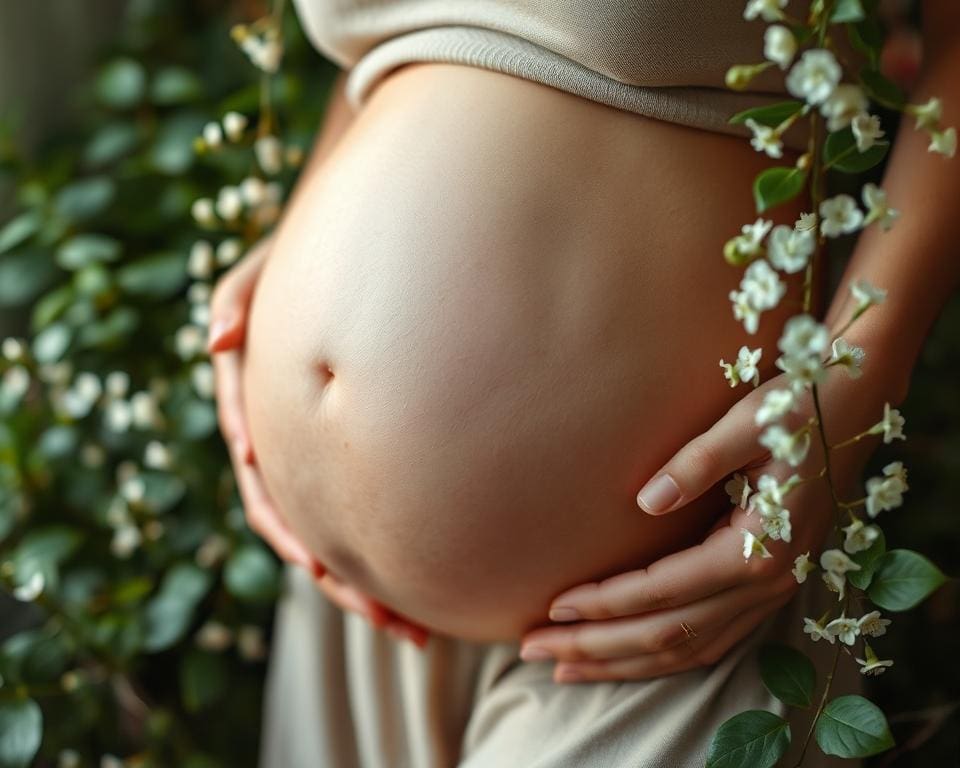 Natuurlijke verzorging voor je zwangere buik
