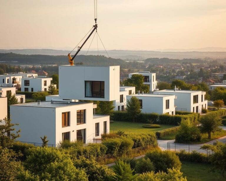 Snelle plaatsing van woningen zonder bouwvertraging