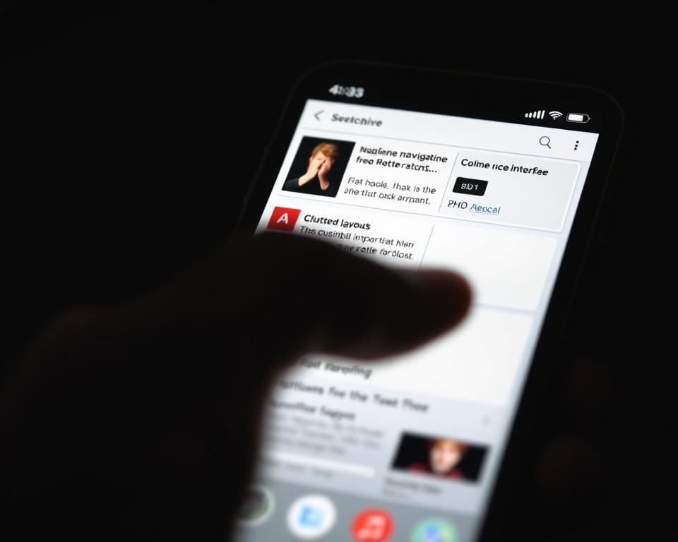 Wat zijn veelgemaakte fouten bij mobile UX?