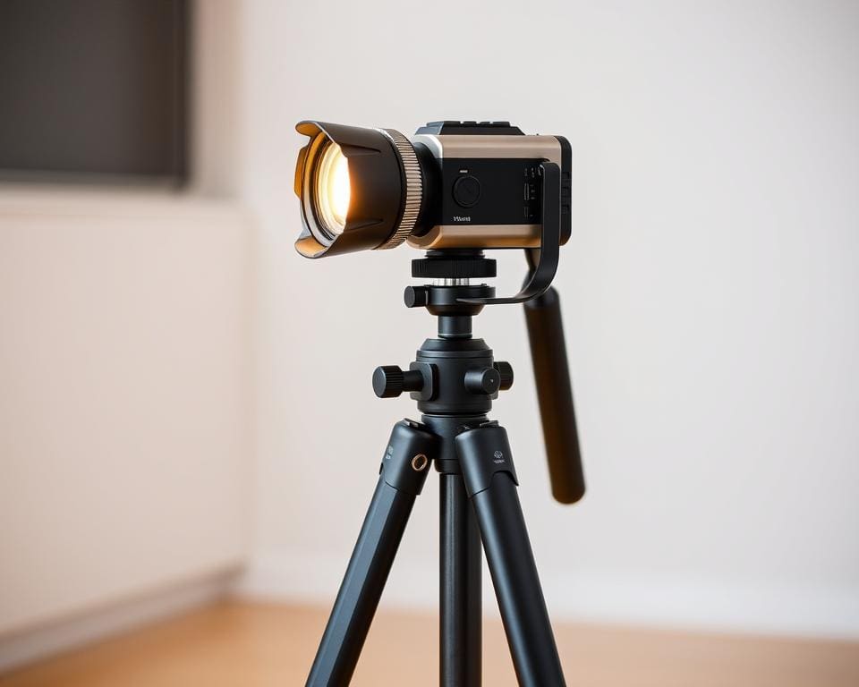 Welke gadget combineert verlichting met statief?