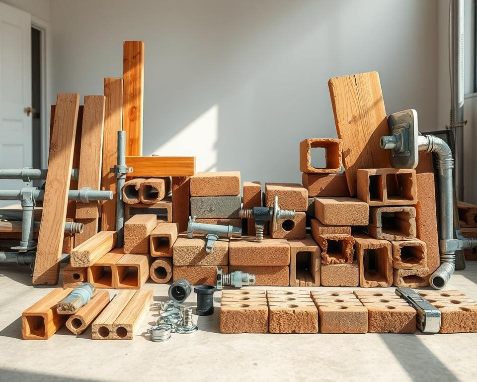 herbruikbare materialen