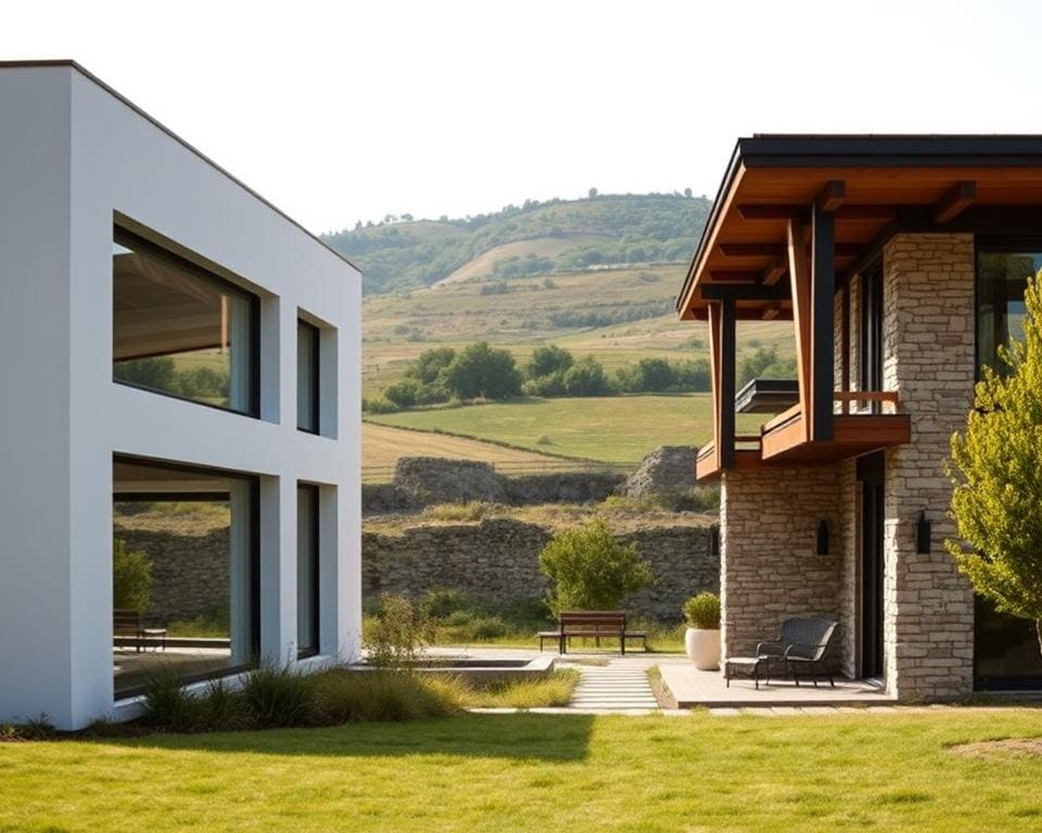 Hoe verwerk je landelijke elementen in moderne nieuwbouw?