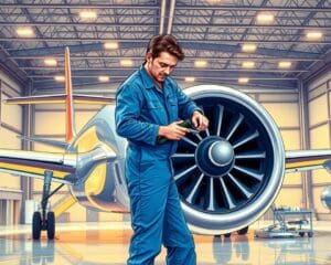 Monteur in de luchtvaarttechniek