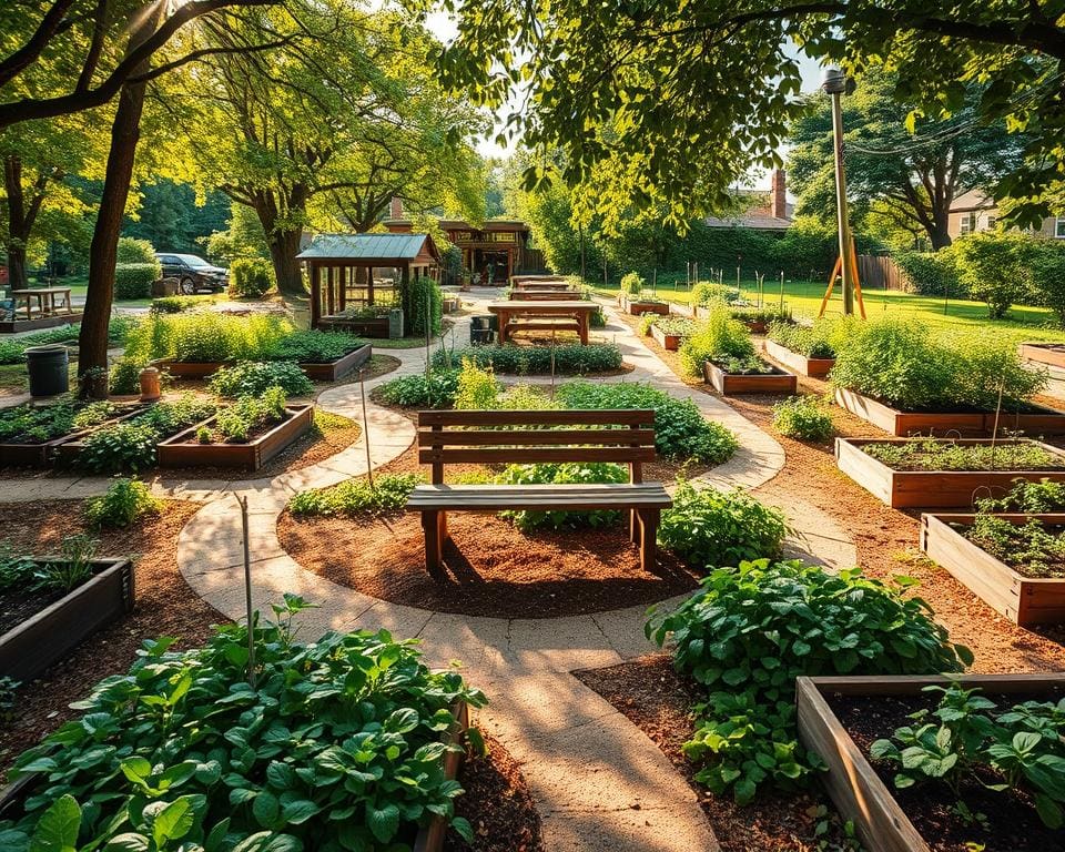 Wat zijn voorwaarden voor gemeenschappelijke buurttuinen?