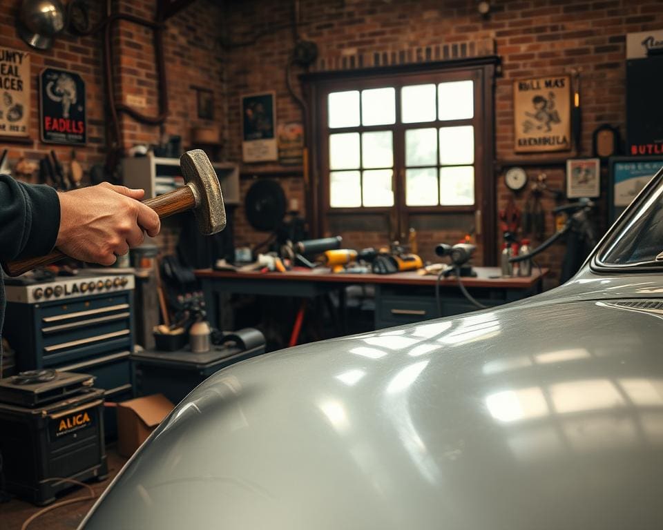 traditionele autoschade herstellen