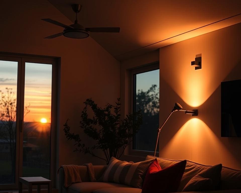 Hoe automatiseer je je verlichting bij zonsondergang?