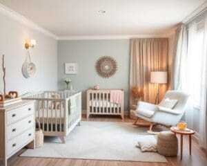 Hoe creëer je rust in de babykamer met zachte tinten?