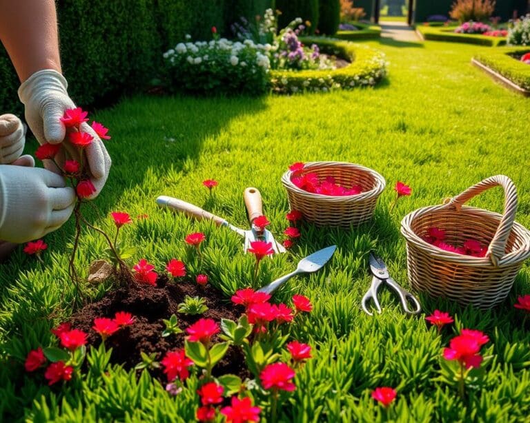 Hoe krijg ik rode klaver uit mijn tuin?