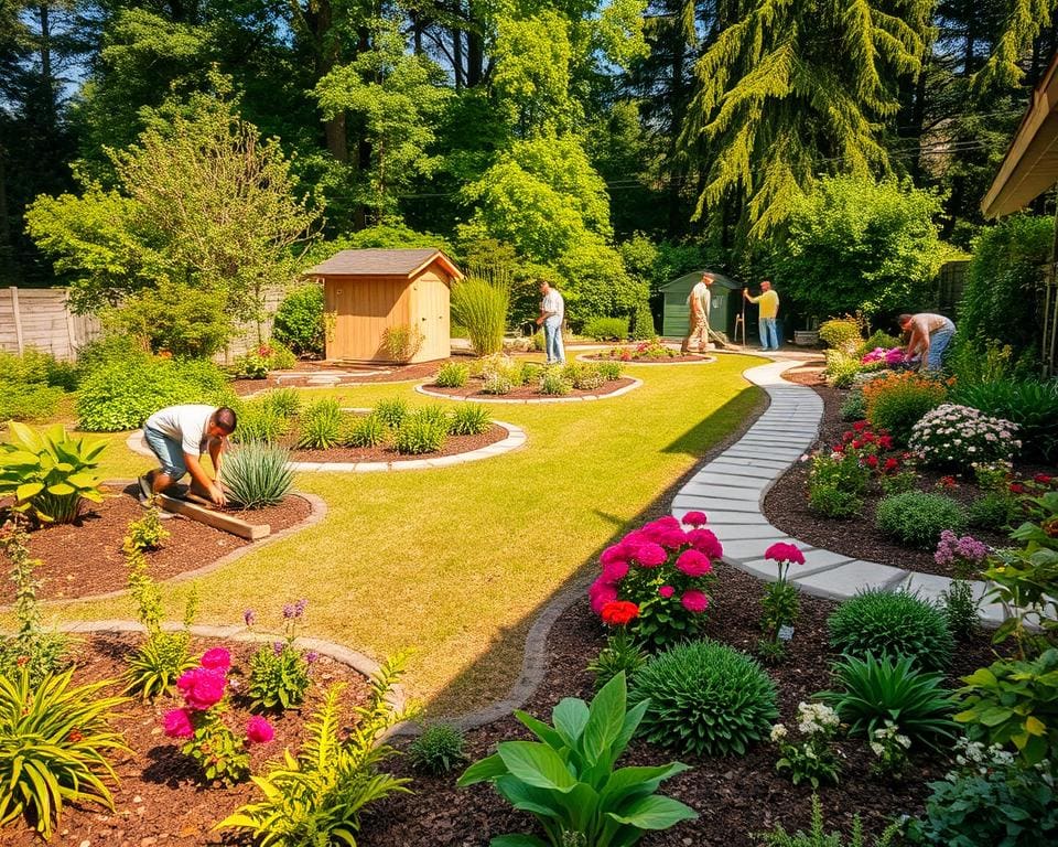 Hoe lang duurt een tuin aanleggen?