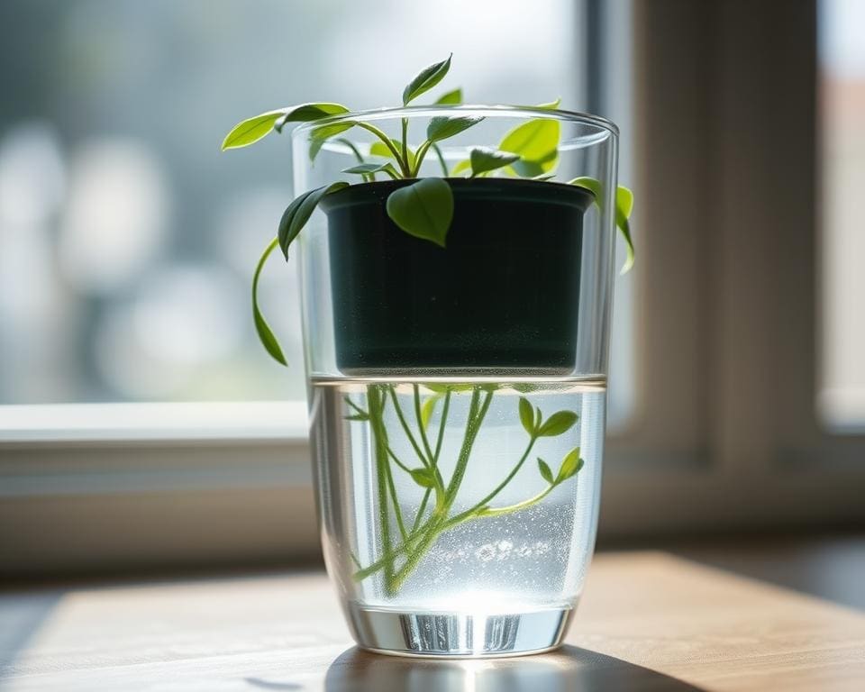 Hoe lang plant in water zetten?