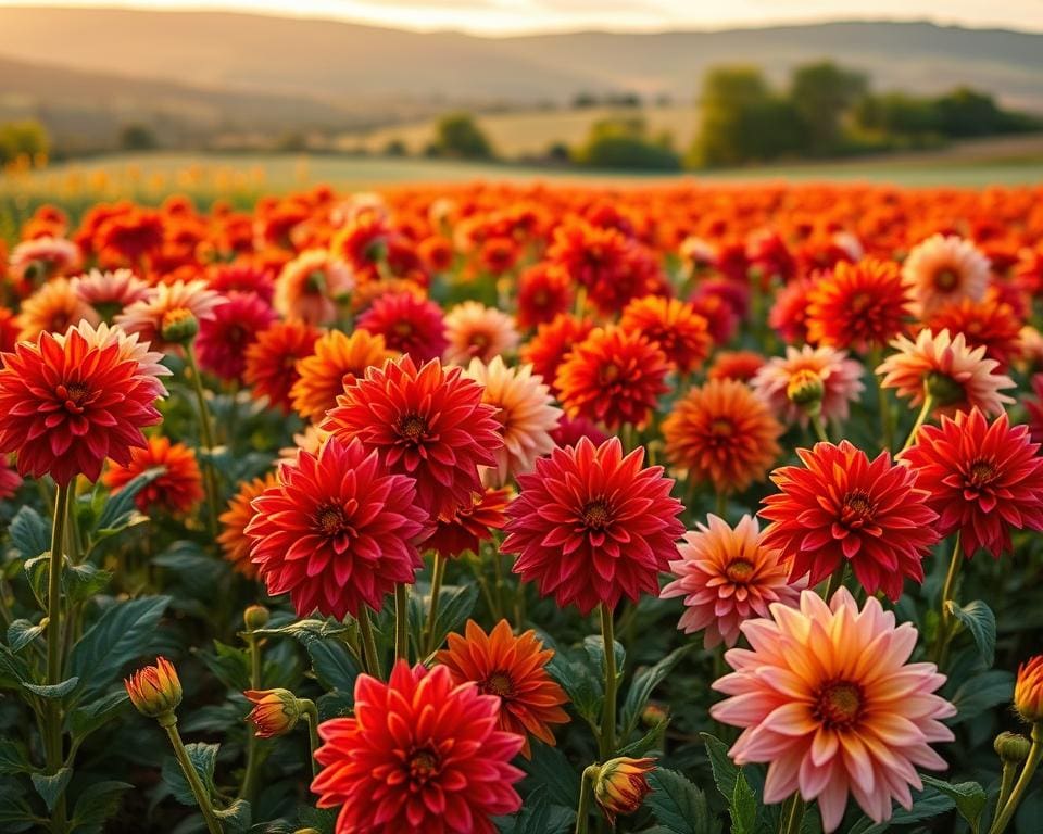 Hoe plant je dahlia knollen?