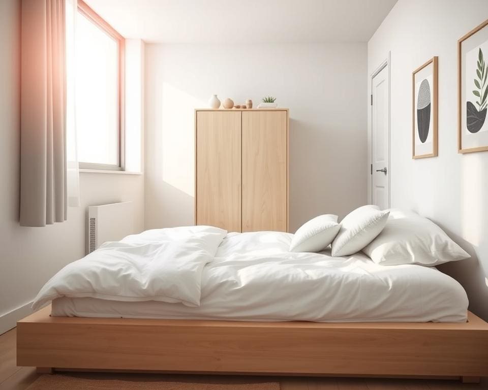 Hoe richt je een kleine slaapkamer functioneel in?