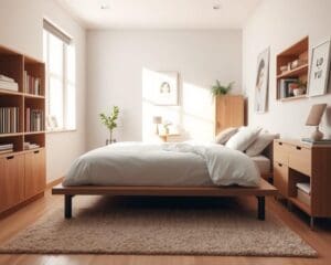 Hoe richt je een kleine slaapkamer slim en stijlvol in?