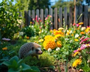 Hoe weet je of er een egel in de tuin zit?