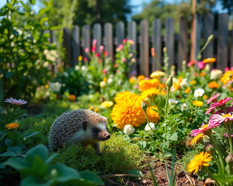Hoe weet je of er een egel in de tuin zit?