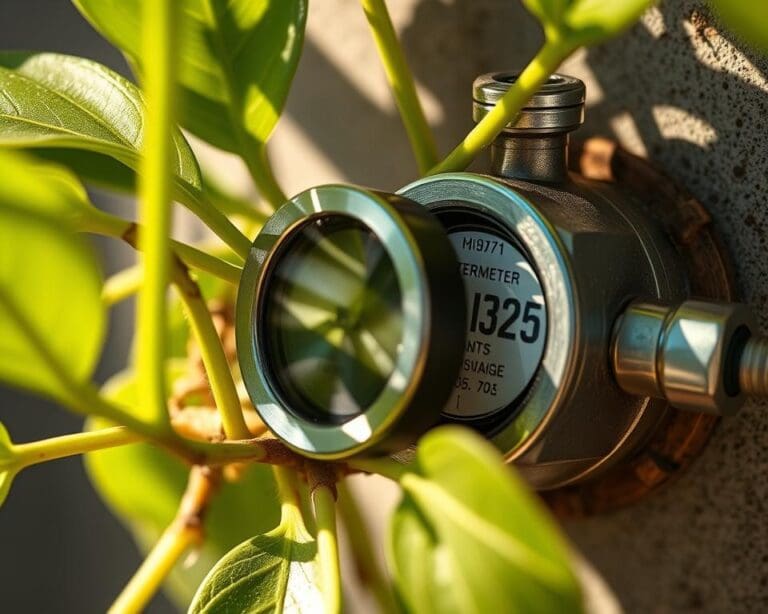 Hoe werkt een watermeter plant?