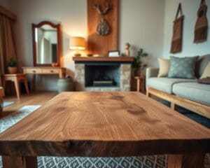 Op welke manier gebruik je houtaccenten subtiel?