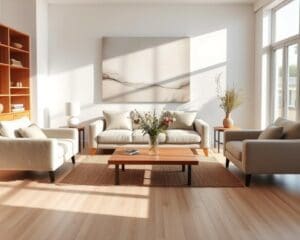 Waarmee breng je meer balans in een druk interieur?