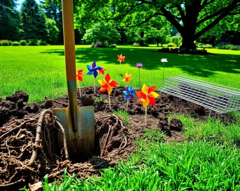 Wat doe je tegen mollen in de tuin?