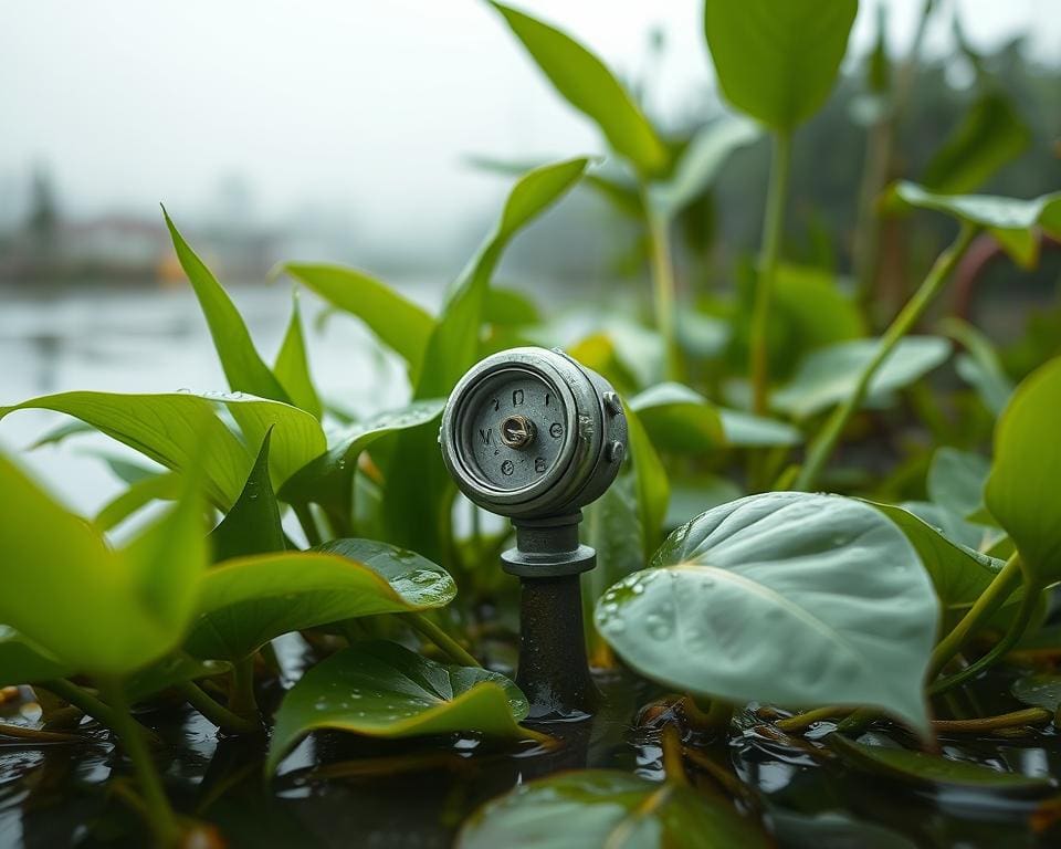 Wat doet een watermeter plant?