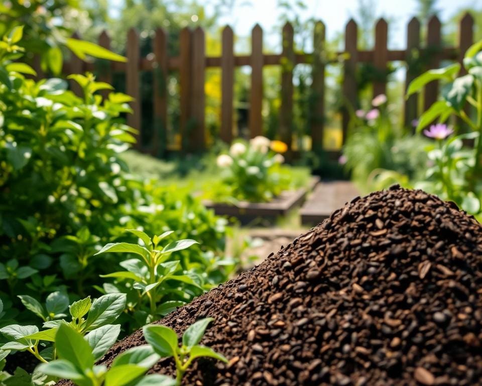 Wat doet koffiedik in de tuin goed voor?
